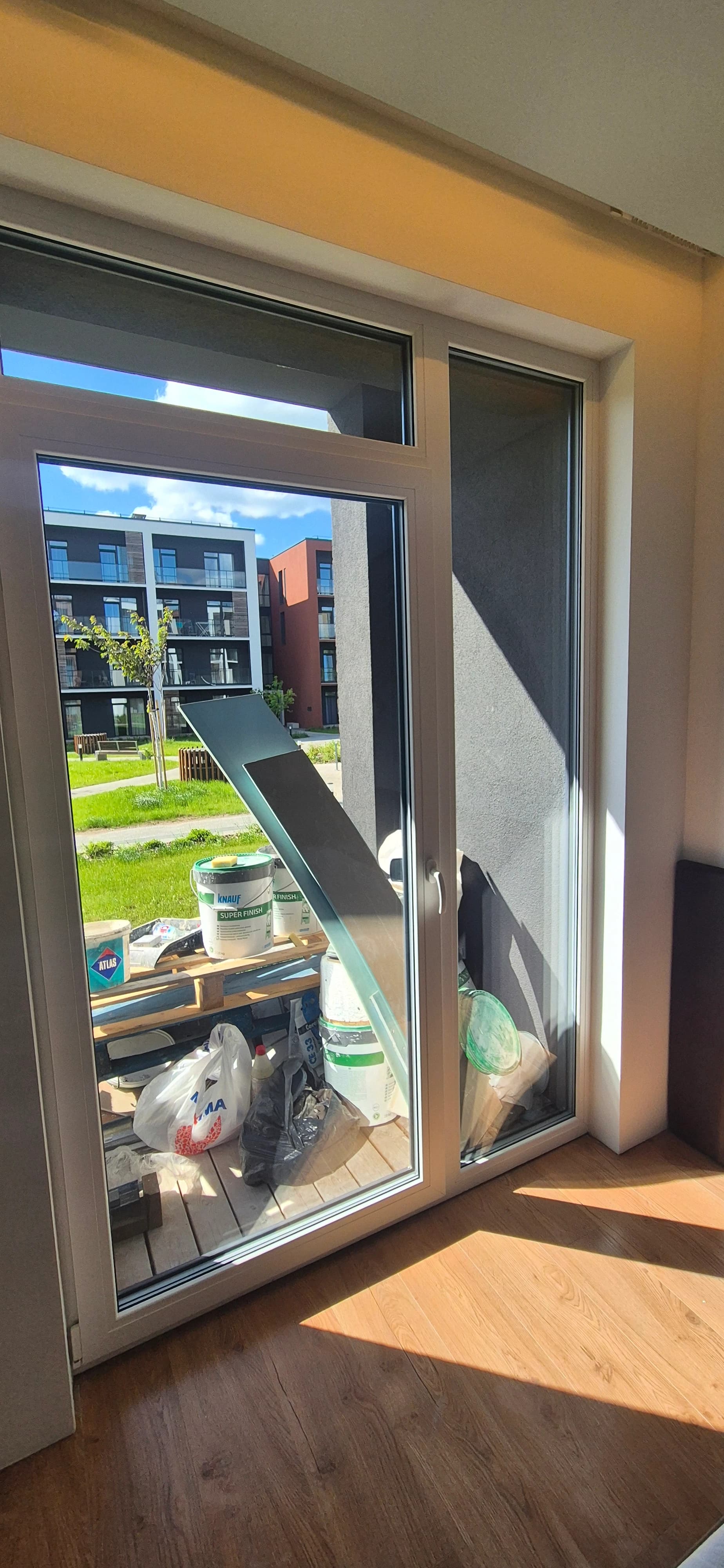 Luxury apartment cleaning after construction