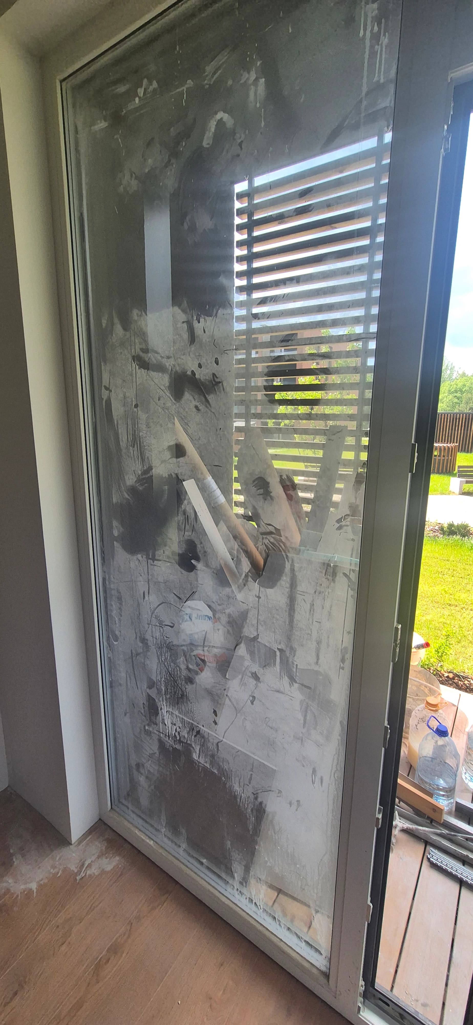 Luxury apartment cleaning after construction