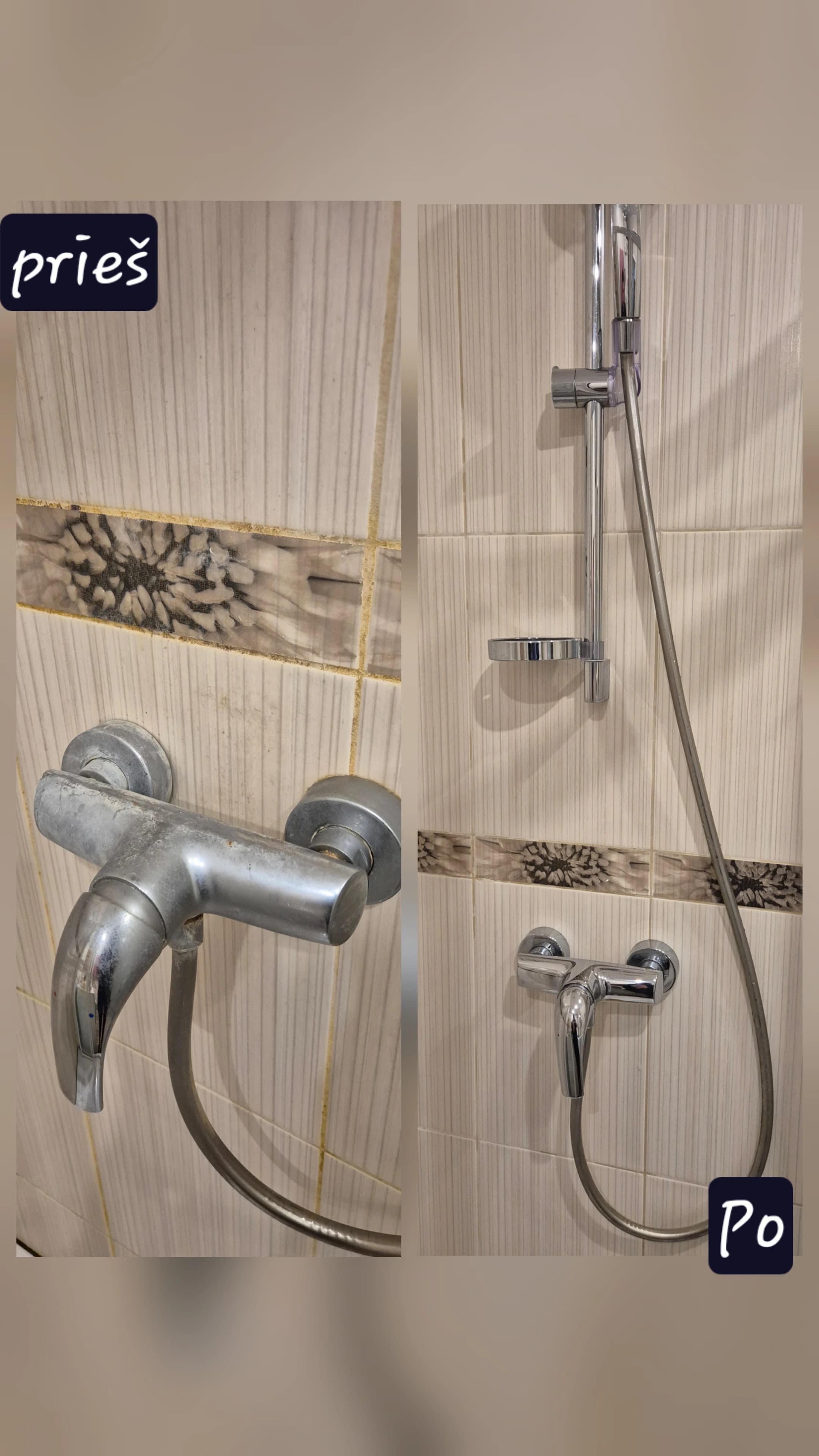 Apartment cleaning — before and after