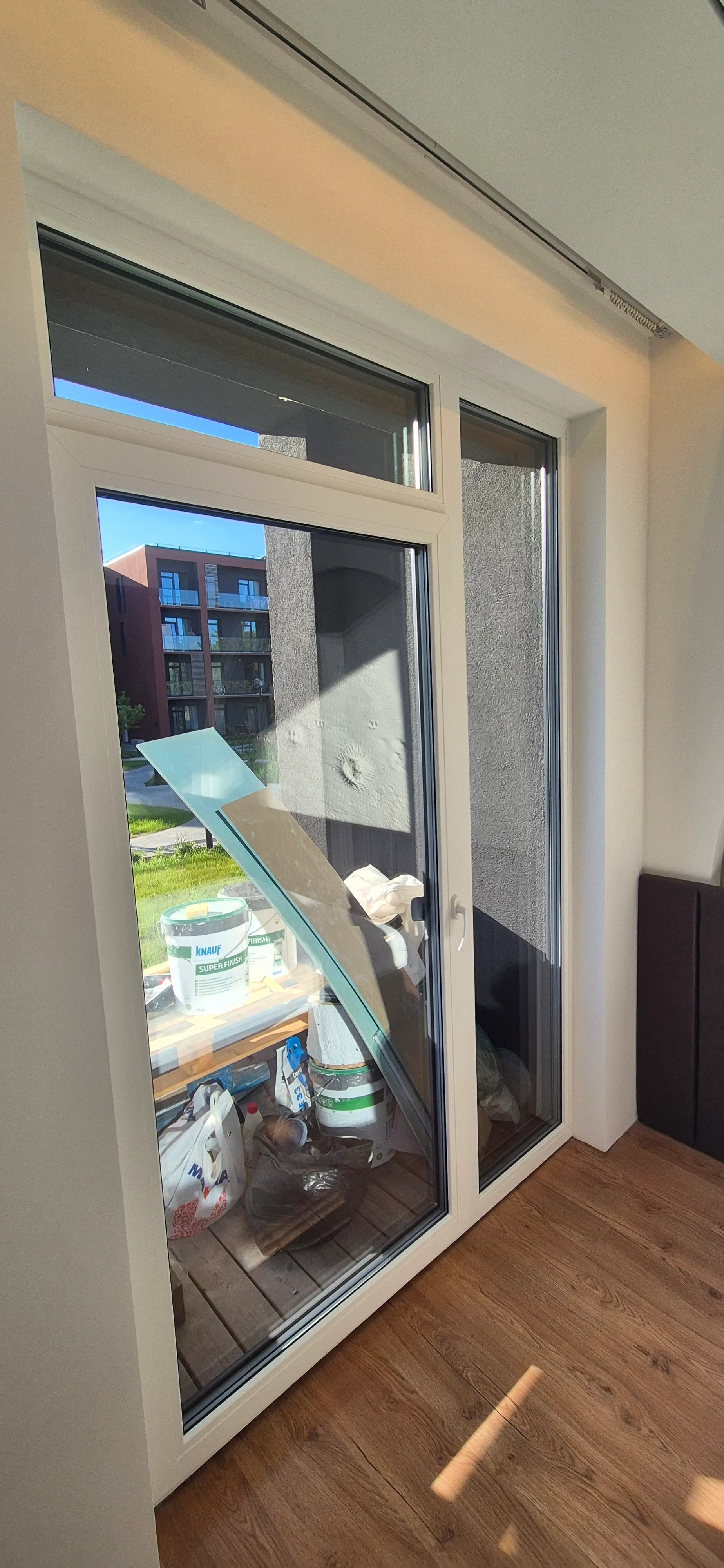 Luxury apartment cleaning after construction