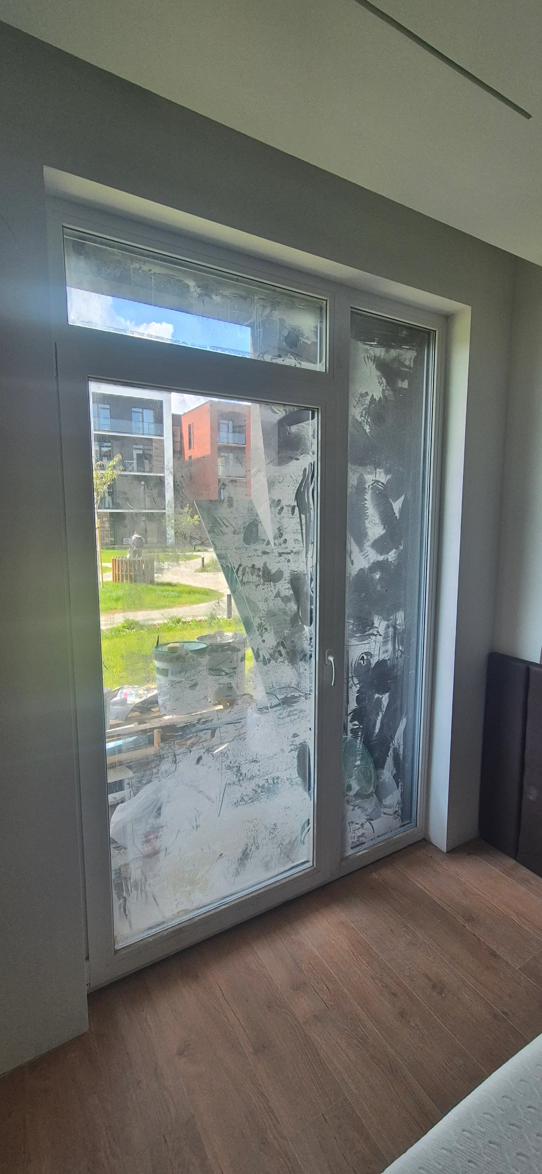 Luxury apartment cleaning after construction