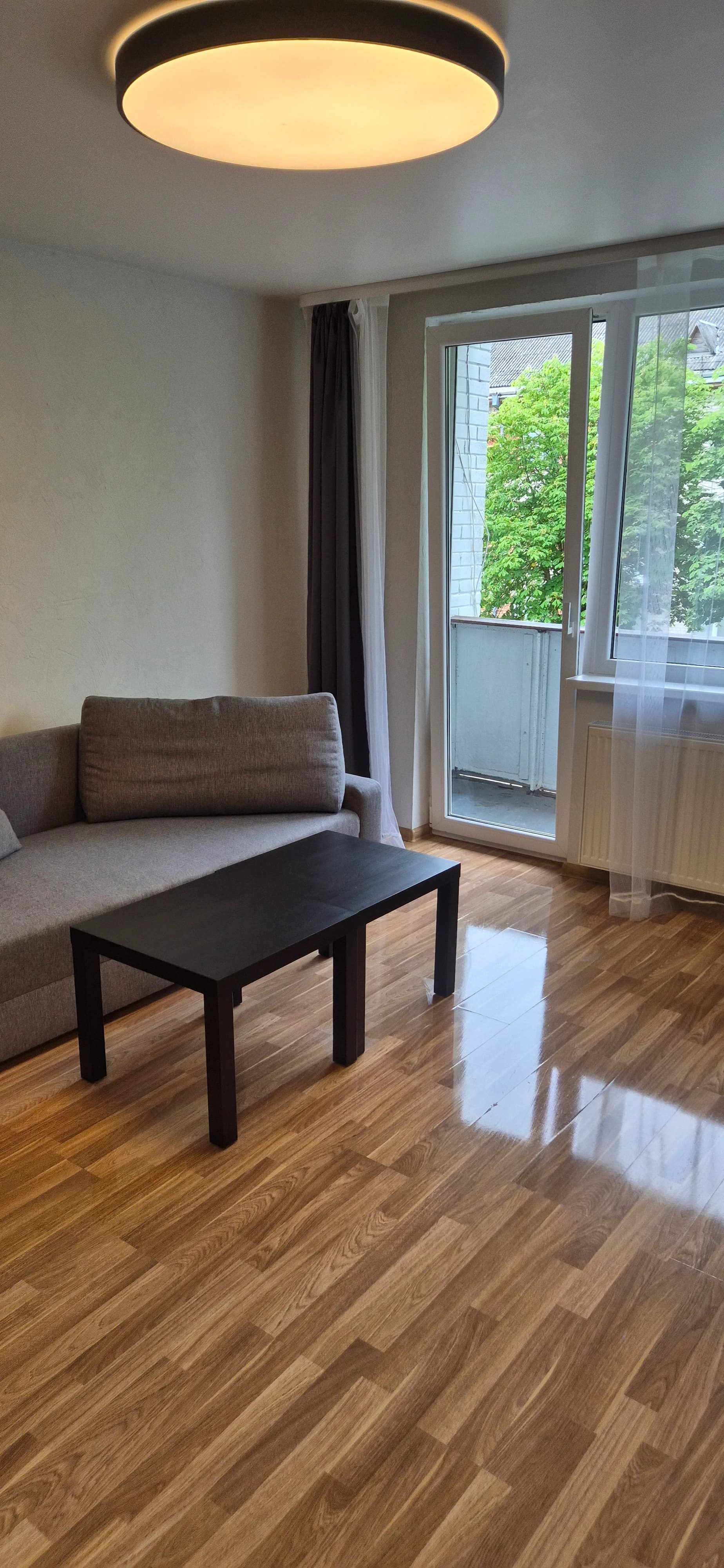 Deep apartment cleaning including windows