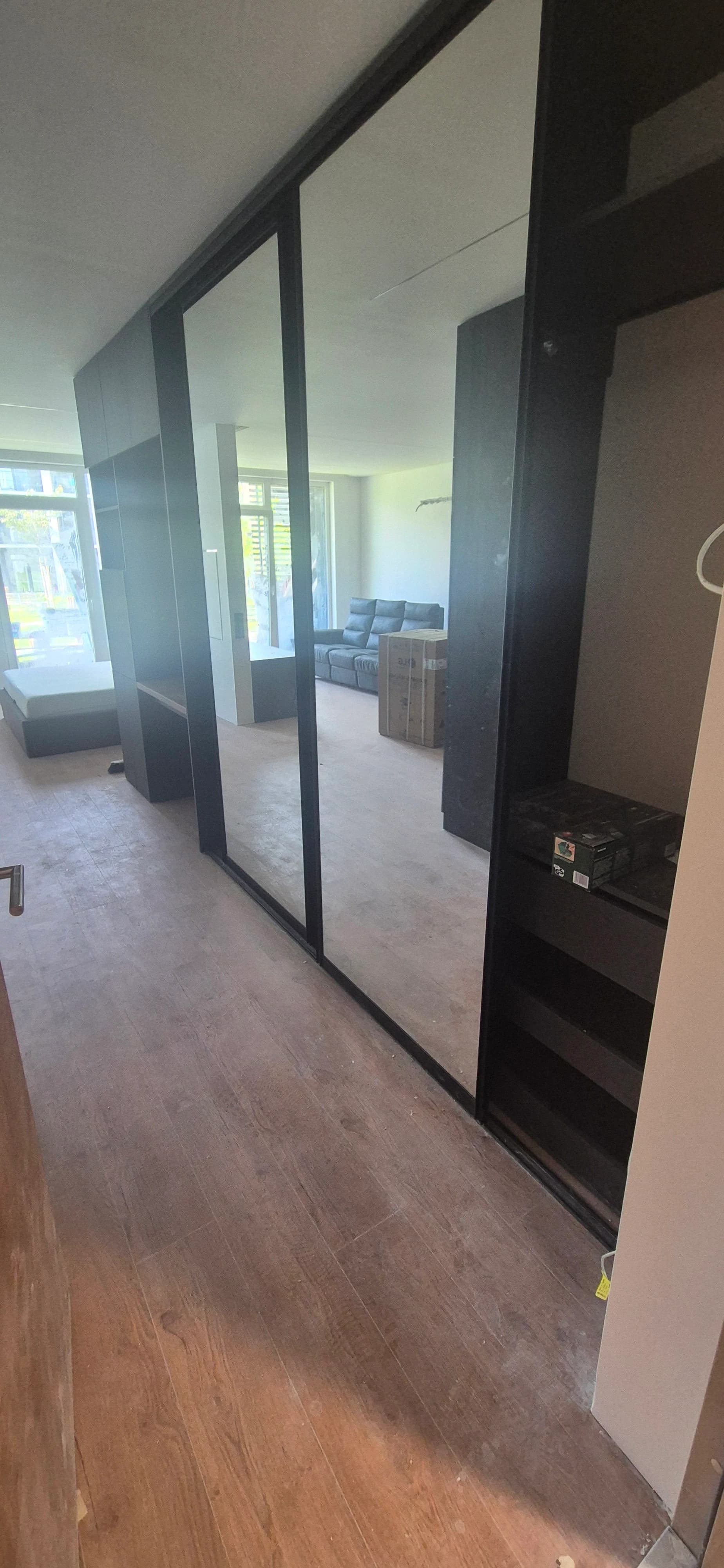 Luxury apartment cleaning after construction