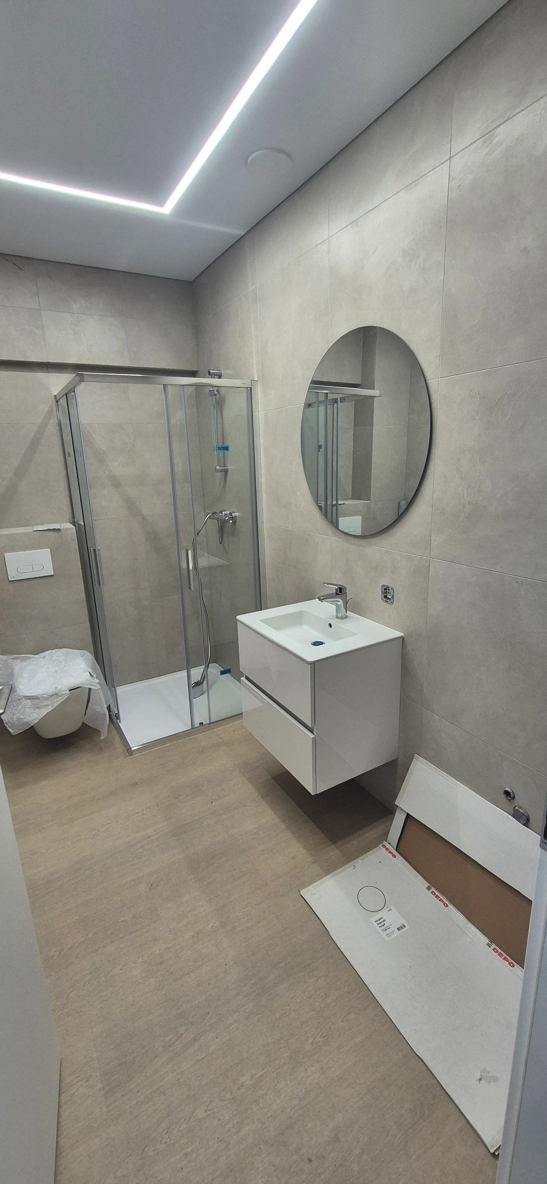Apartment cleaning after construction