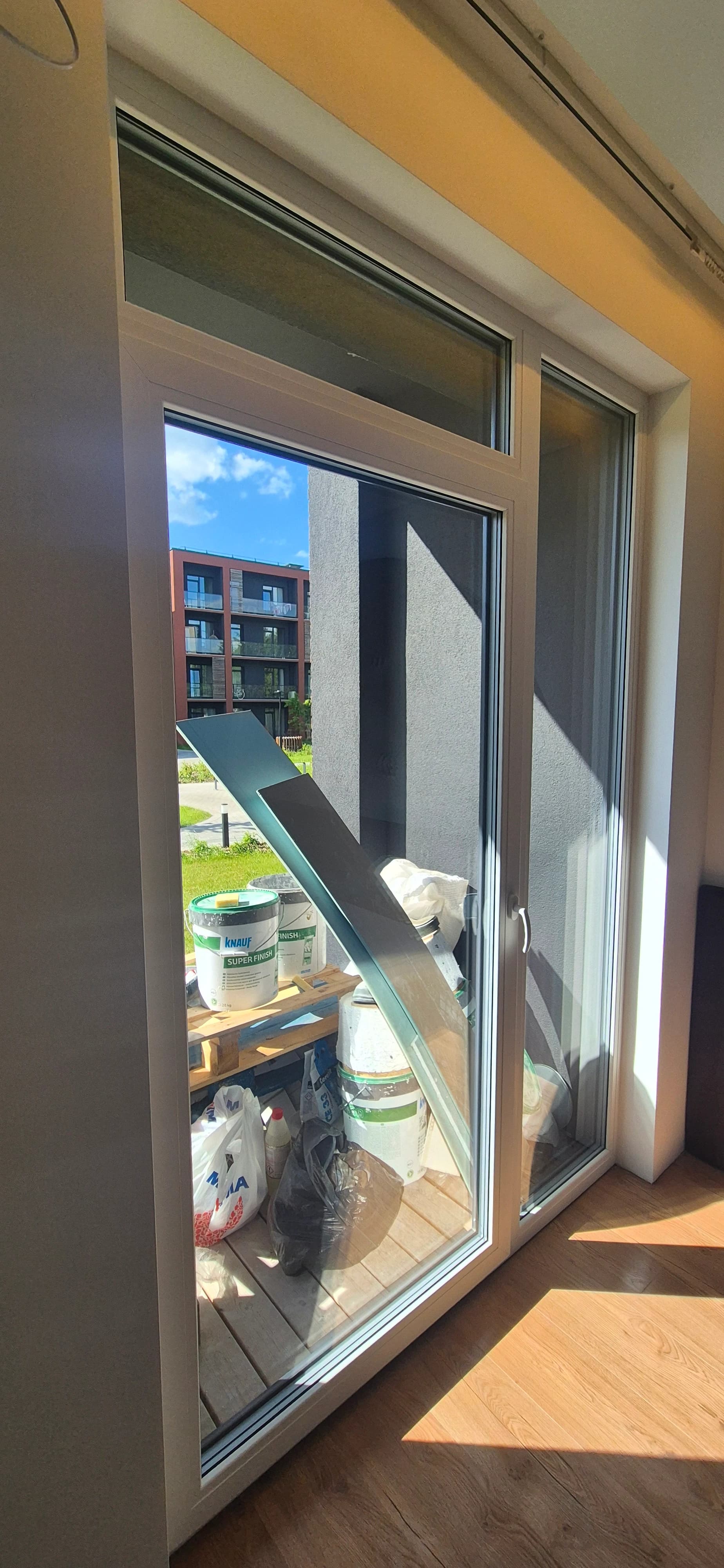Luxury apartment cleaning after construction
