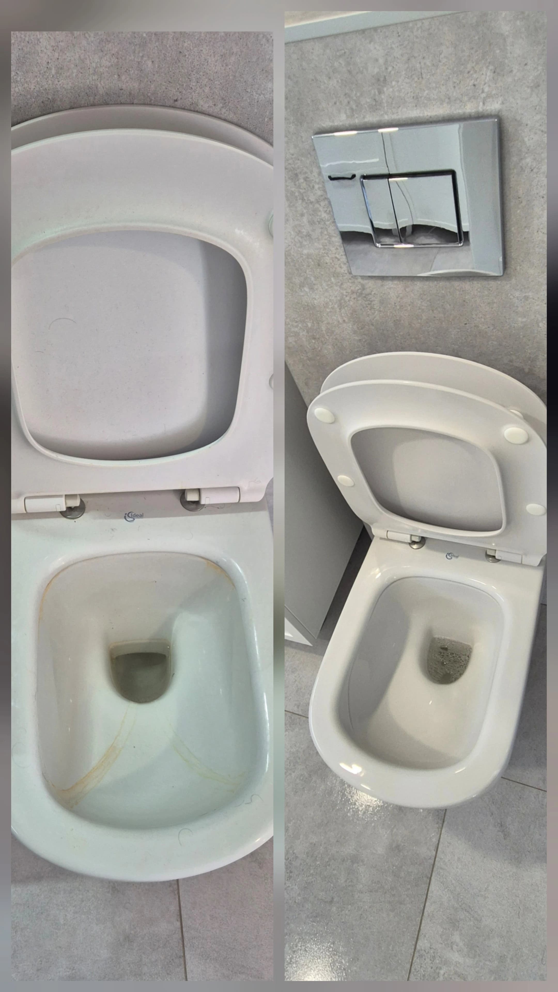 Apartment cleaning — before and after