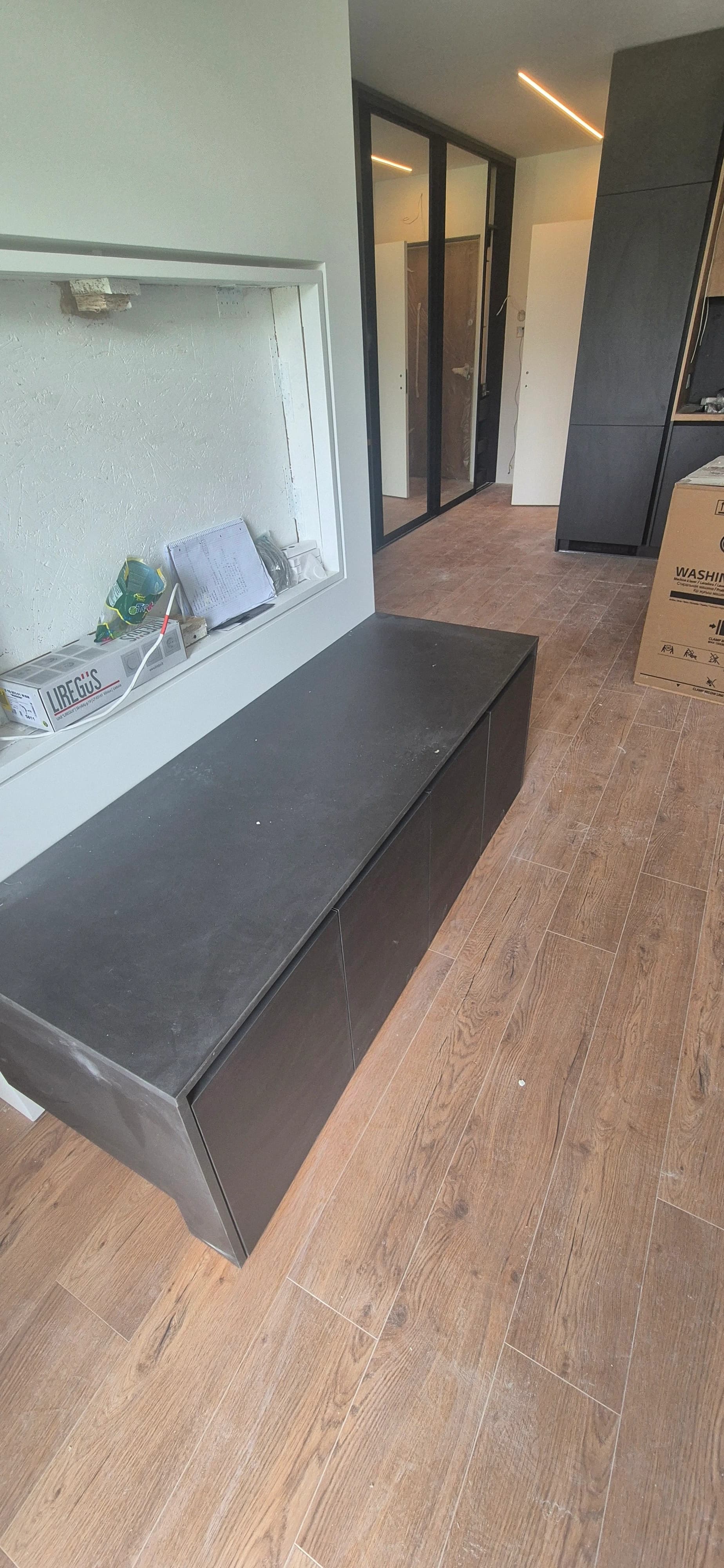 Luxury apartment cleaning after construction