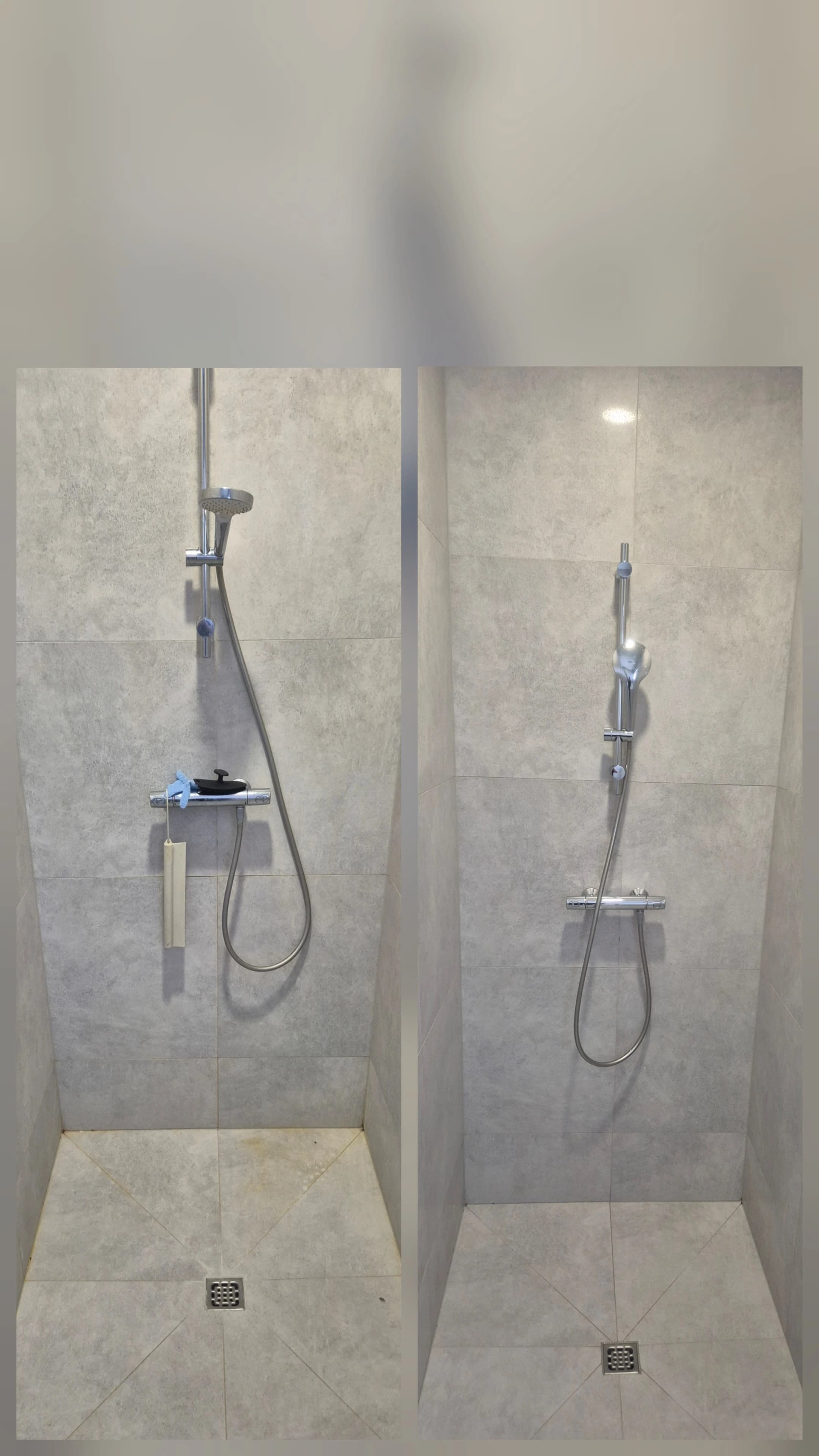 Apartment cleaning — before and after