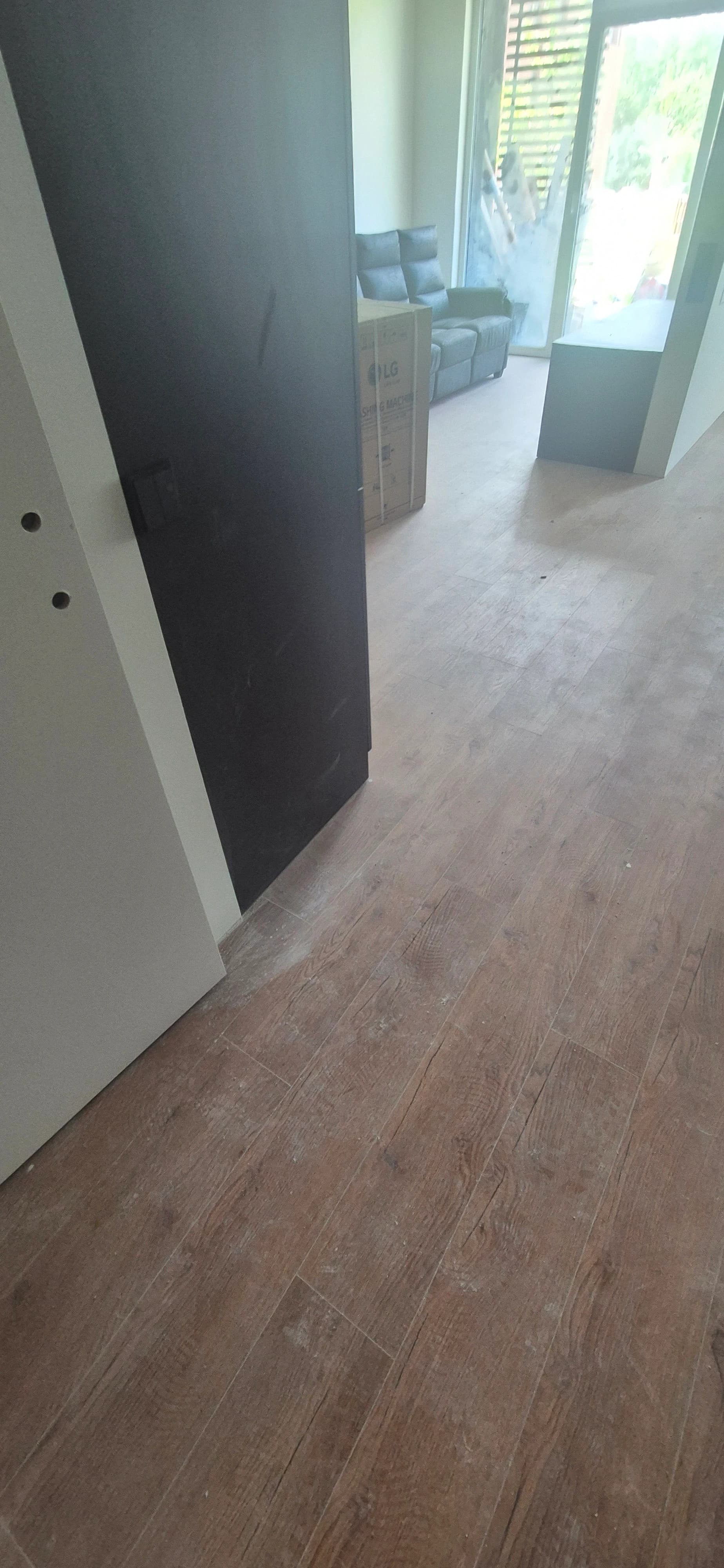 Luxury apartment cleaning after construction