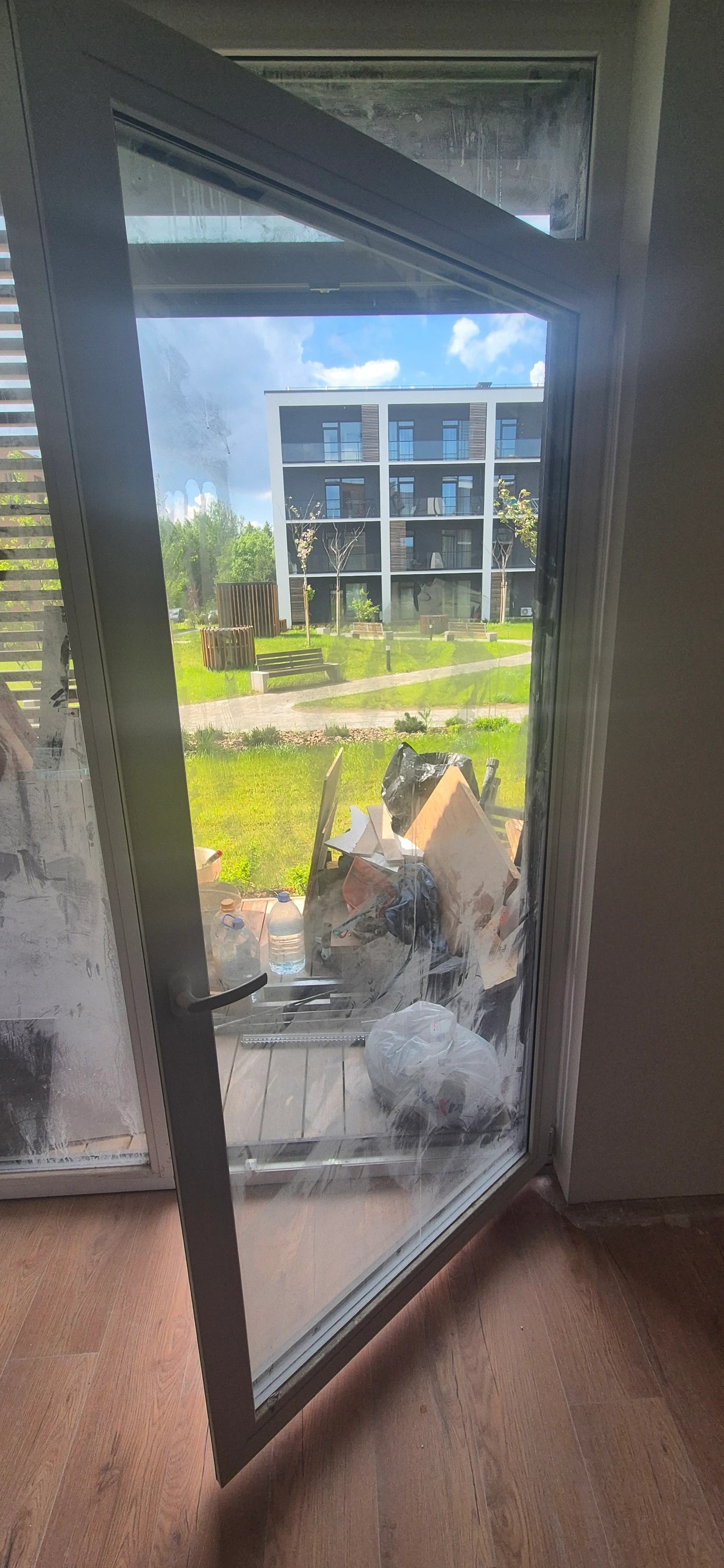 Luxury apartment cleaning after construction