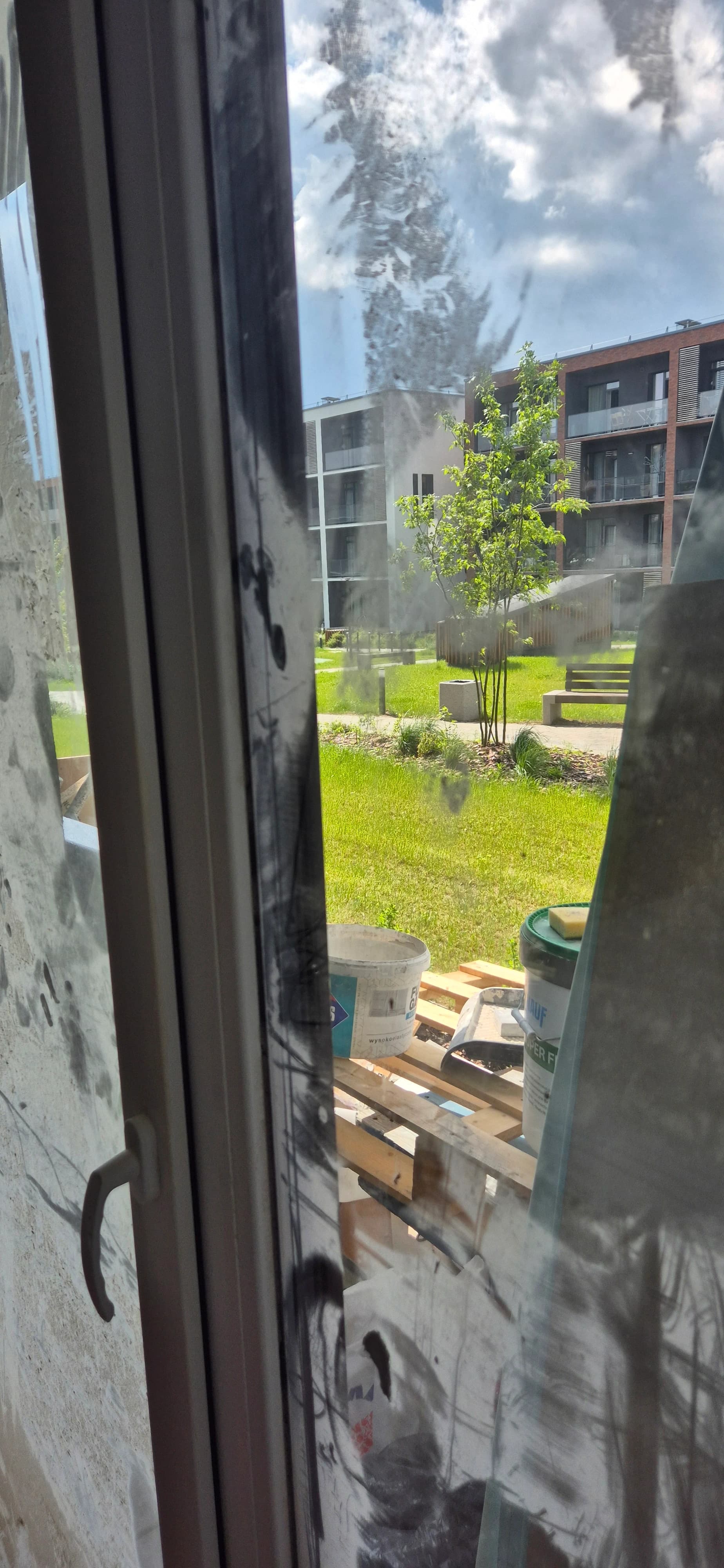 Luxury apartment cleaning after construction