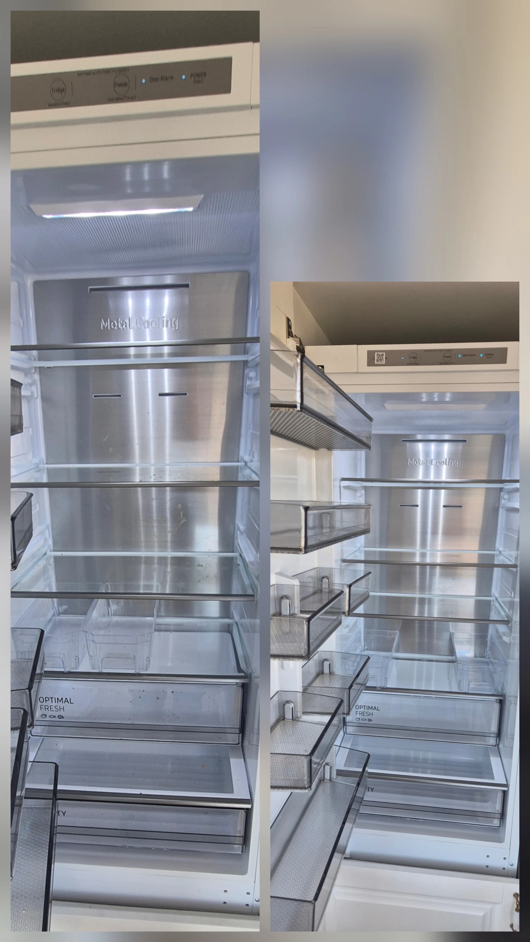 Apartment cleaning — before and after